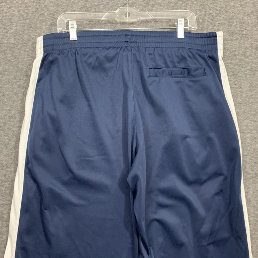 VTG Y2K Nike Track Pants Men's Large Blue White Stripe Embroidered Baggy Loose - Picture 5 of 15